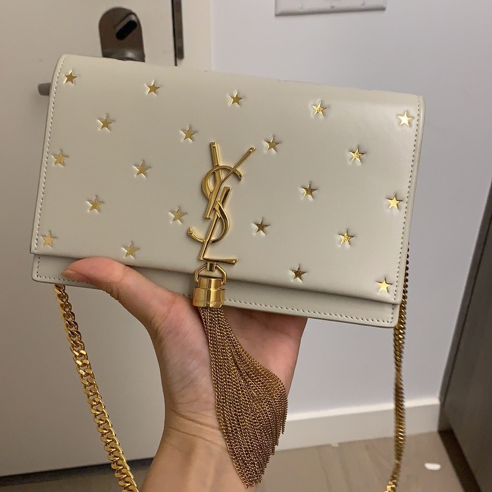 Saint Laurent Kate Wallet with Tassel Crossbody